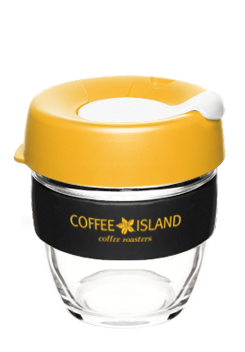 Glass Keep Cup Black 8οz