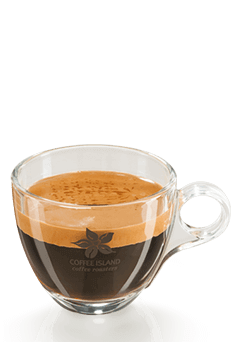 Glass Cappuccino Cup with Saucer