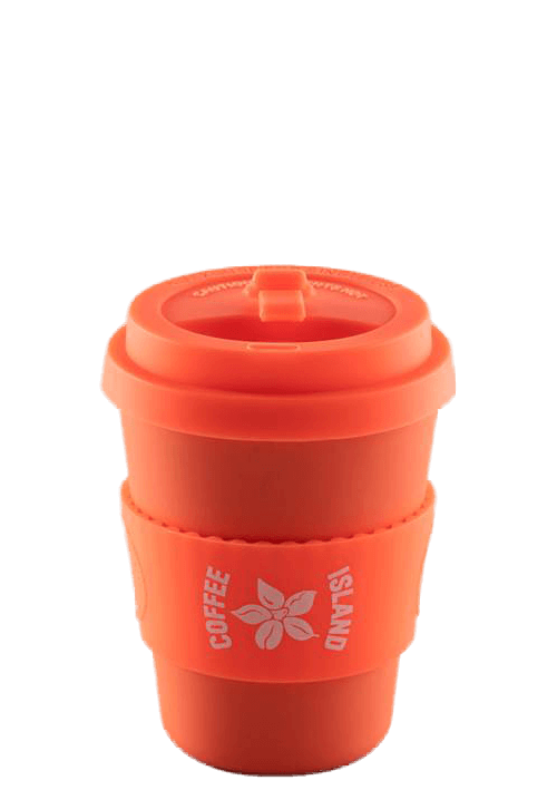 Ecoffee Tasse réutilisable orange